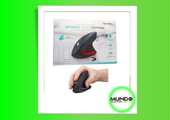 Mouse inalambrico vertical Netmak(recargable)