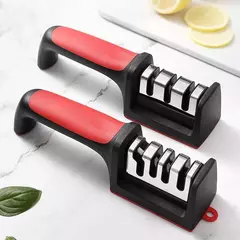 Imagem do 3/4 segmento cortador apontador de faca cozinha portátil ferramenta de pedra de