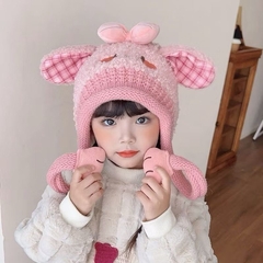 [G9][Gorro Niños] Lana Con Polar My Melody - comprar online