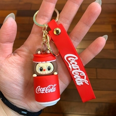 Llavero de Goma de Labubu - Coca Con Labubu - comprar online