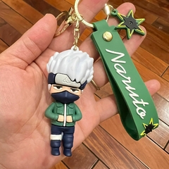 Llavero de Goma de Naruto - Kakashi Hatake con Campera Verde