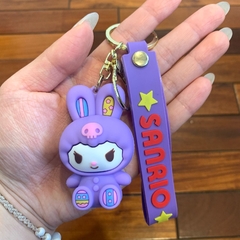 Llavero de Goma Kuromi - Disfraz de Conejo Violeta - comprar online