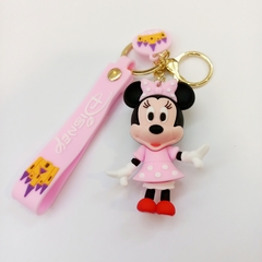 Llavero de Goma de Minnie Rosa