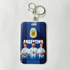 *Portasube con Aro y Gancho de Messi - Con Di María y Dybala