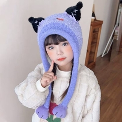 [G10][Gorro Niños] Lana Con Polar Kuromi - comprar online