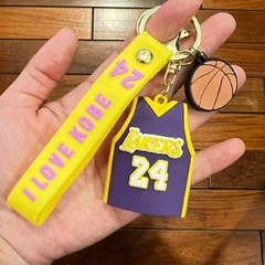 Llavero de Goma de Camisetas NBA - Kobe Bryant Violeta