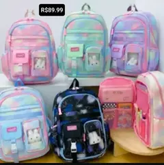 [5] Mochila Adulto de 3 CIERRE Conejo Multicolor en internet