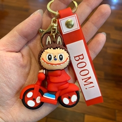 Llavero de Goma de Labubu -Ropa RoJo Con Bici Rojo - comprar online