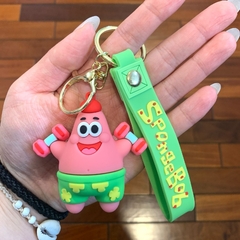 Llavero de Goma de Bob Esponja - Patricio Con Mancuerna - comprar online