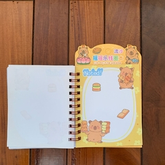 Libro tapa dura con agua adentro y brillo de Stickers de Capibara - Al Azar - - tienda online
