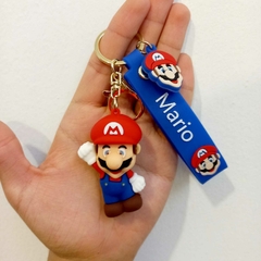 Llavero de Goma de Mario - Fuerza Azul Intenso