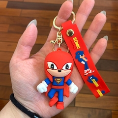 Llavero de Goma de Sonic - Disfraz Con Súper Man - comprar online