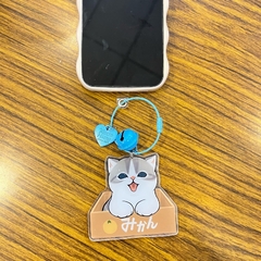 Llavero Acrílico Para Celular -Gato - Al azar - - Shop Limite Zero