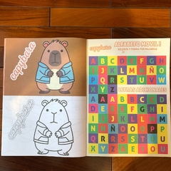 Cuaderno para Colorear -Capibara- (1) - tienda online