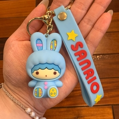 Llavero de Goma Kuromi - Disfraz de Conejo Celeste - comprar online