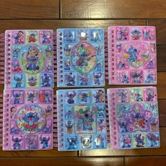 Libro tapa dura con agua adentro y brillo de Stickers de Stitch - Al Azar - - comprar online