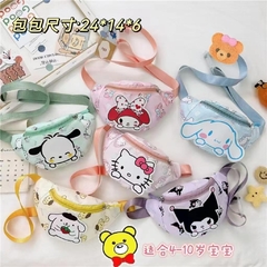 [1] Riñonera Infantil 1 CIERRE Sanrio Dibujito Grande - comprar online