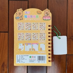 Imagen de Libro tapa dura con agua adentro y brillo de Stickers de Capibara - Al Azar -