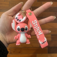 Llavero de Goma de Stitch Rosa - Parado - comprar online