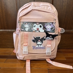 Mochila 4 CIERRE de Kuromi Rosa - comprar online