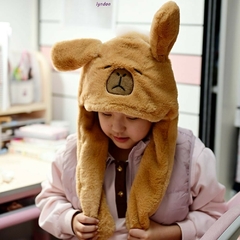 [G7][Gorro+Bufanda Niños] Levanta Orejas de Capibara - comprar online
