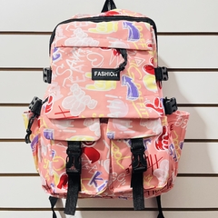 [3] Mochila Adulto de 2 CIERRE Graffiti - comprar online