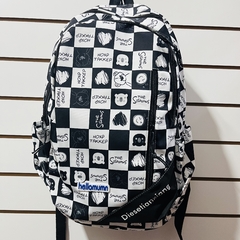 Imagen de [2] Mochila Adulto de 2 CIERRE Cuadriculado