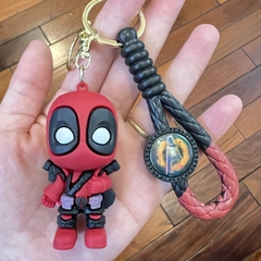 Llavero de Goma de Deadpool - Negro Con Soga - comprar online