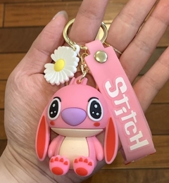 Llavero de Goma de Stitch Rosa - Rosa, Rojo y Lila - comprar online