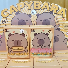 Cajita de Sorpresa de Capybara - Trae 3 Cartas y 1 Llaverito en internet