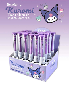 Cepillo Dientes Sanrio - KUROMI -Carbón Activado Cerdas Suaves en internet