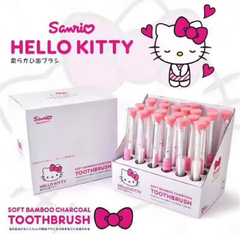 Cepillo Dientes Sanrio - Hello Kitty -Carbón Activado Cerdas Suaves en internet