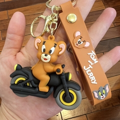Llavero de Goma de Tom y Jerry - Jerry en Moto - comprar online