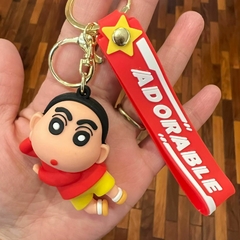 Llavero de Goma de Crayon Shin Chan