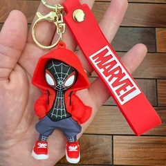 Llavero de Goma de Spider Man - con Campera Roja Marvel