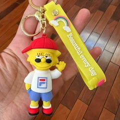Llavero de Goma de Los Simpson - Lisa con Gorra