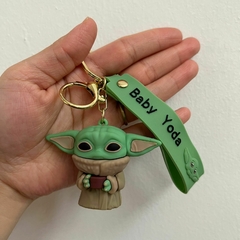 Llavero de Goma de Baby Yoda - Te