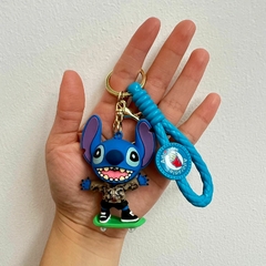 Llavero de Goma de Stitch - Skate