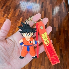 Llavero de Goma de Dragon Ball - Goku Naranja