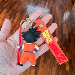Llavero de Goma de Dragon Ball - Goku Naranja - comprar online