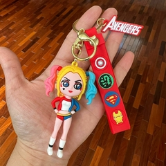 **Llavero de Goma de Harley Quinn - Suicide Squad