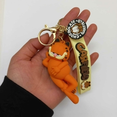 Llavero de Goma de Garfield - Acostado