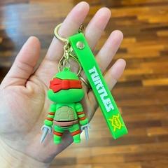 Llavero de Goma de Tortugas Ninjas - Raphael Sonrisa - comprar online
