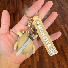 Llavero de Goma de Monster - Marron Clarito - comprar online