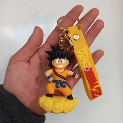 Llavero de Goma de Dragon Ball - Nube Naranja Claro