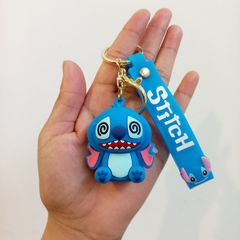 Llavero de Goma de Stitch Azul - Mareado