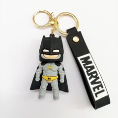 Llavero de Goma de Batman - Gris