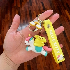 Llavero de Goma Pompompurin - Unicornio