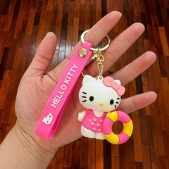 Llavero de Goma Hello Kitty - Salvavidas Rosas