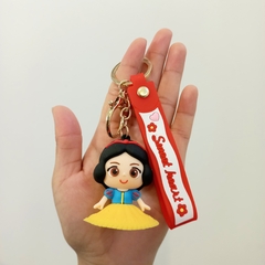 *Llavero de Goma de Princesa Disney - Blanca Nieves Vestido